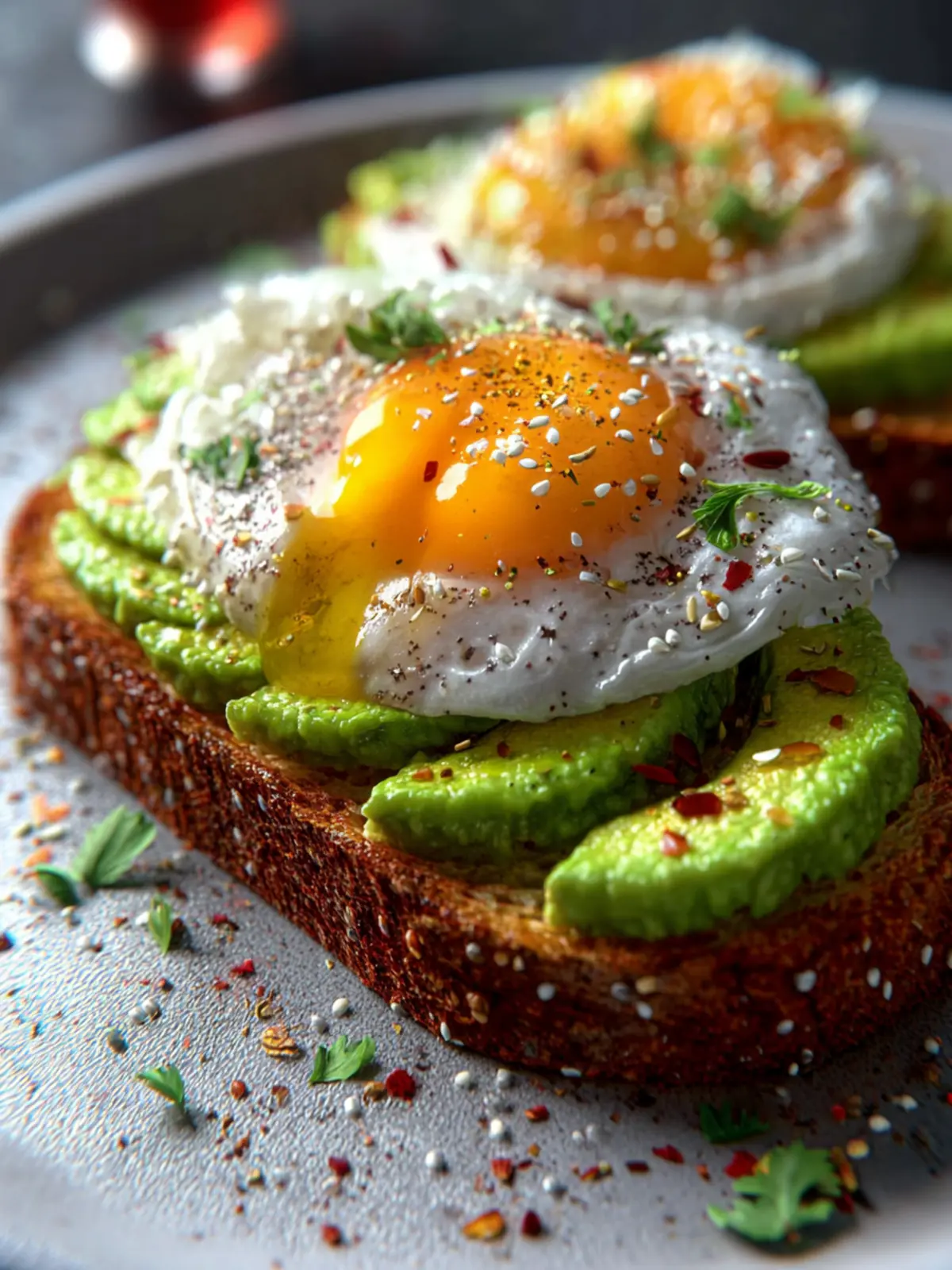 Toast Avocat Auf au Plat Croustillant Le Petit DA©jeuner Healthy Tendance en 10 Minutes Second Image btht6e